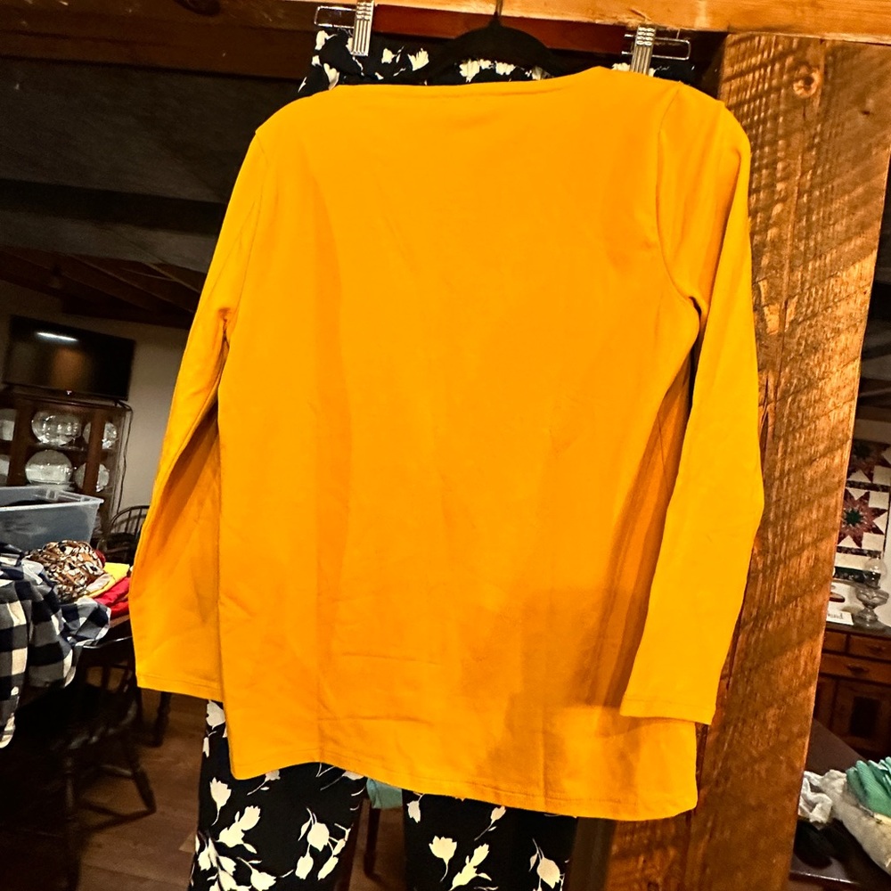 NWT J. Crew square neck shirt - medium - long sleeve - Picture 7 of 8